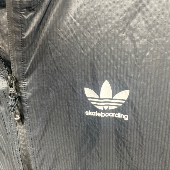 Adidas Skateboarding Sample Jacket Men Black Windbreaker Lightweight Rare Medium - Picture 2 of 9